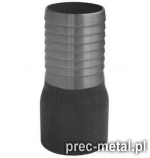 Steel Nipples - Hose Stems - Black End Steel Nipple