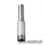 Steel Nipples - Hose Stems - Long Steel Shank Plated Nipple